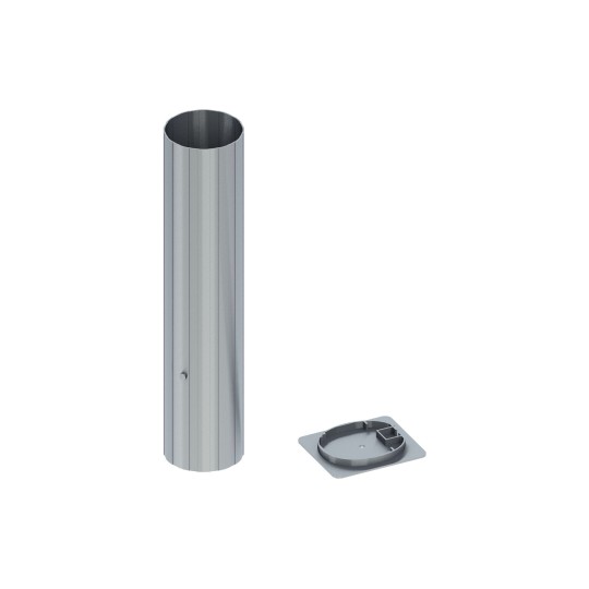 Fourreaux en aluminium pour Ø 102 mm