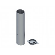 Fourreaux en aluminium pour tube ovoïde 100x120 mm