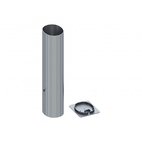 Fourreaux en aluminium pour tube ovoïde 100x120 mm