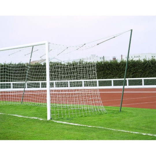 Filets de foot à 11 CPE 2 mm maille double forme trapézoïdale