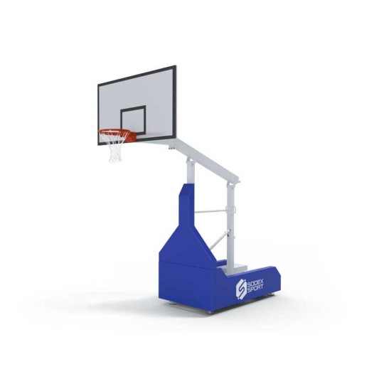 But de basket mobile et pliable déport 1,2 m - Hauteur de cercle 3,05 m