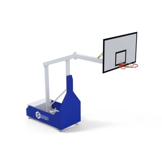 But de basket hauteur fixe - déport 1m20 hauteur de cercle 3m05. Sans protection. Sans contrepoids.