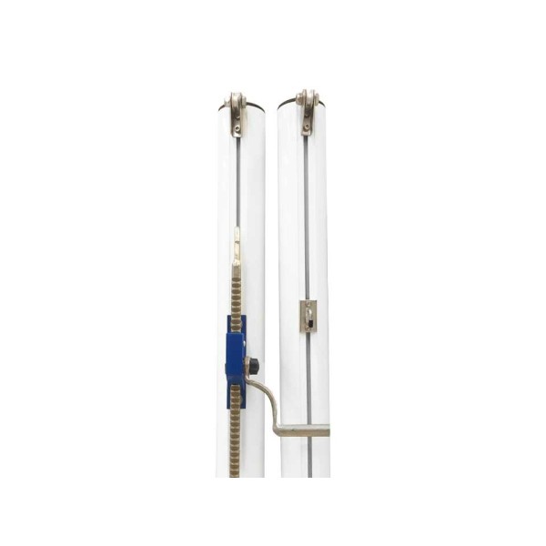 Poteaux de tennis à sceller aluminium Ø 90 mm
