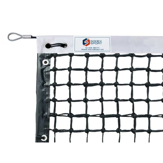 Filet de tennis 3 mm maille double pour court de simple