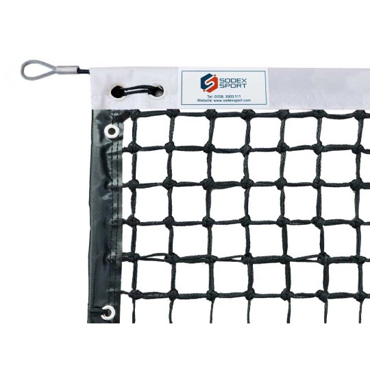 Filet de tennis 3 mm tressé à retombée parfaite maille double
