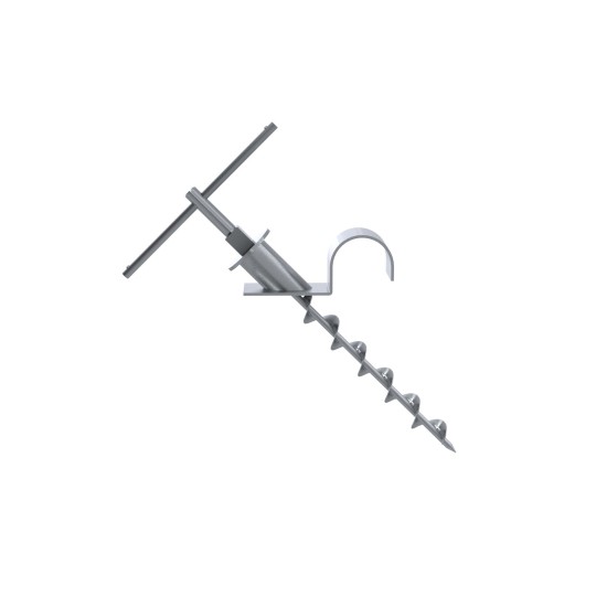 Ancrages queue de cochon Ø 90 mm (Pour 1 but) - SODEX
