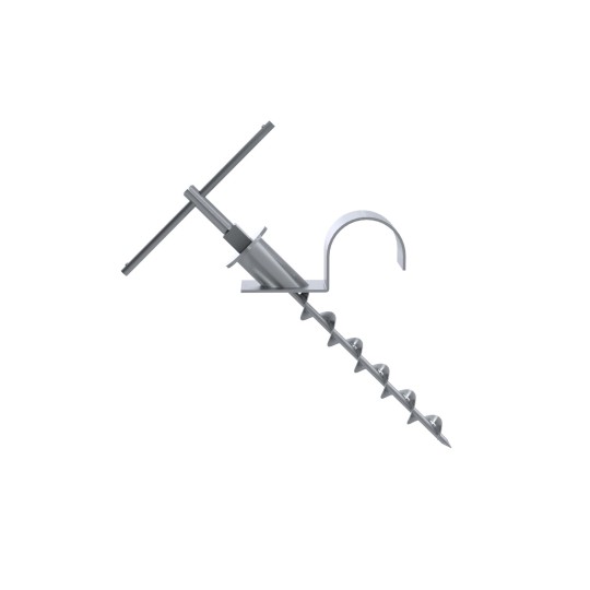 Ancrages queue de cochon Ø 100 à 110 mm (Pour 1 but) - SODEX