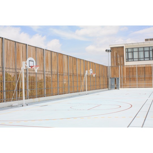 Butbasket déport 0,6 m Hauteur de cercle 3,05 m/2,6 m