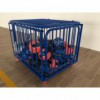 Chariot à ballons en acier plastifié bleu - Capacité 20 ballons